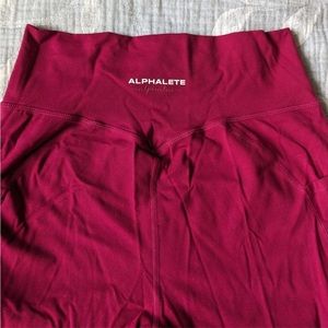 [SOLD] ALPHALETE, 💚 Alphaluxe Cherry Red Legging.